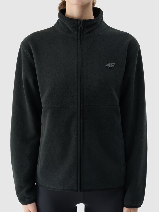 4F 4F Felpa di pile 4FWMM00TFLEF314-20S Nero Regular Fit