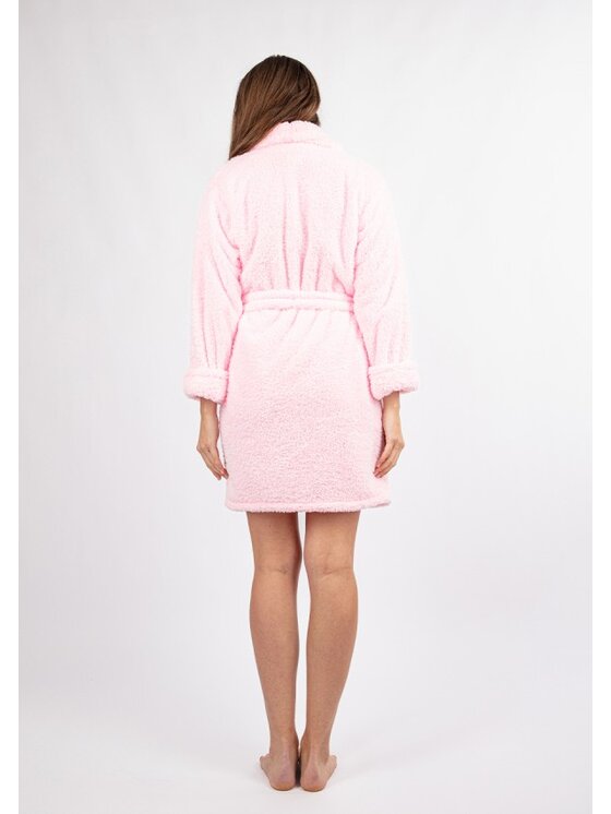 DKaren Lingerie DKaren Lingerie Szlafrok Eliza Krótka Różowy