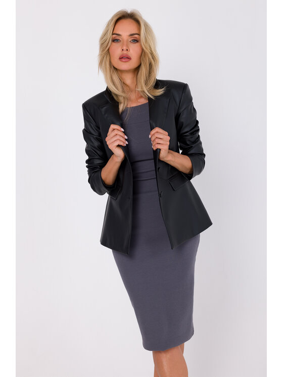 Made of Emotion Made of Emotion Marynarka M748 Czarny Modern Fit