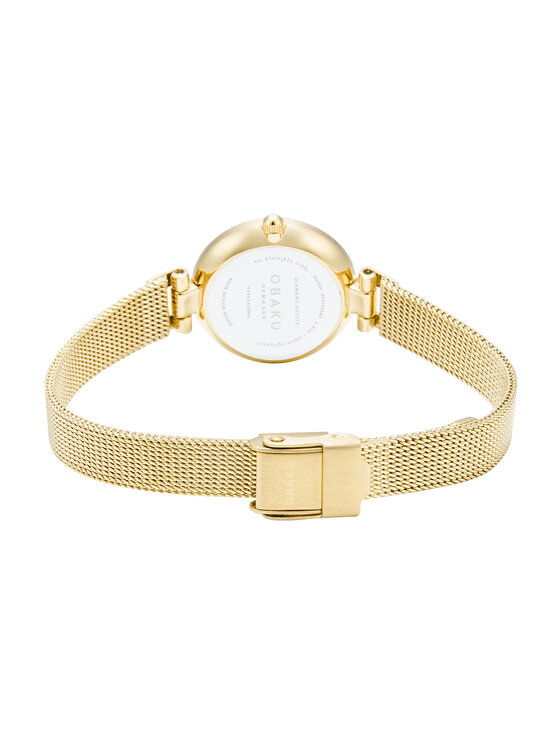 Obaku Obaku Zegarek V256SXGIMG Złoty