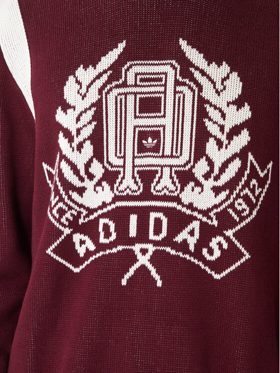 adidas adidas Džemper JX8215 Tamnocrvena Regular Fit