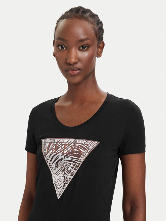 Guess Guess T-shirt W6GI19 K3042 Nero Regular Fit