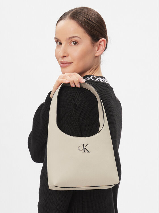 Calvin Klein Jeans Calvin Klein Jeans Käekott Minimal Monogram Shoulder Bag K60K610843 Ekrüüvärv
