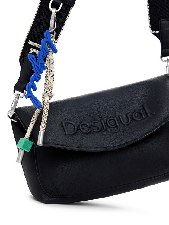 Desigual Desigual Torbica Half Logo Trokel 25WAXPAL Crna