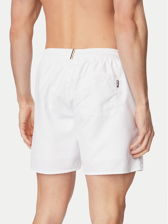BOSS BOSS Ujumisšortsid Swordfish 50554613 Valge Regular Fit