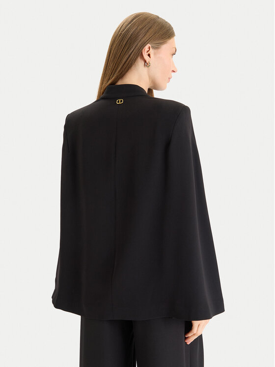 TWINSET TWINSET Sacou 252TT2400 Negru Wide Fit