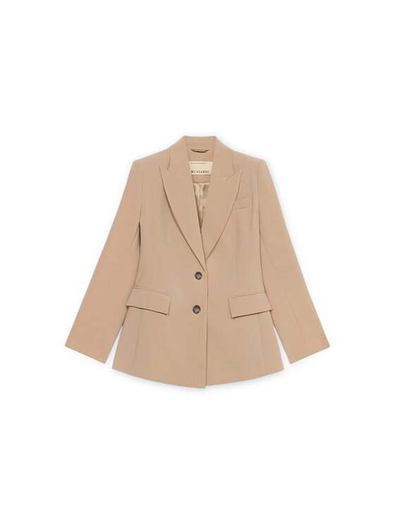 Trussardi Trussardi Marynarka Q960A000426N012 Kremowy Regular Fit