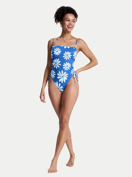 Roxy Roxy Strój kąpielowy Printed Essentials ERJX103806 Niebieski