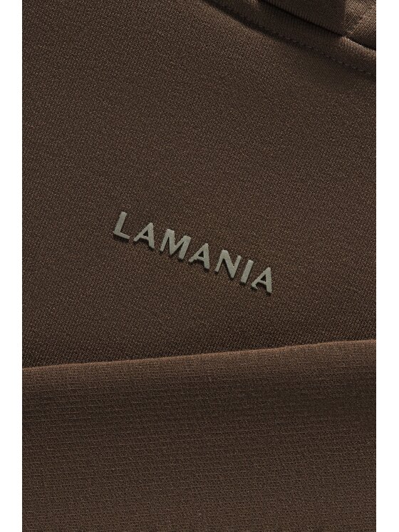 La Mania La Mania Bluza ALI Brązowy Active Fit