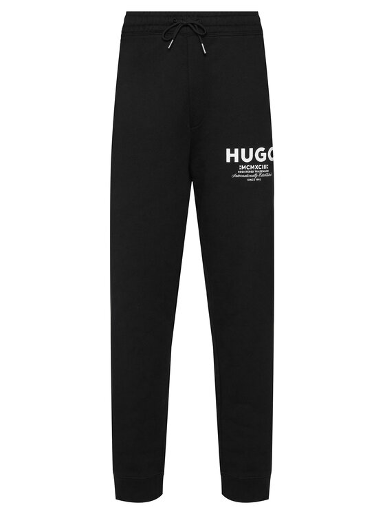 HUGO Spodnji del trenirke Nevez 50510734 Črna Loose Fit