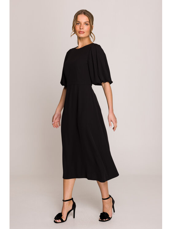 Stylove Stylove Večerní šaty S399 Černá Premium Fit