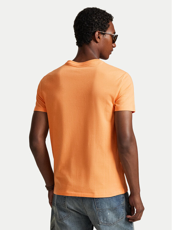 Polo Ralph Lauren Polo Ralph Lauren Póló 710671438457 Narancssárga Custom Slim Fit