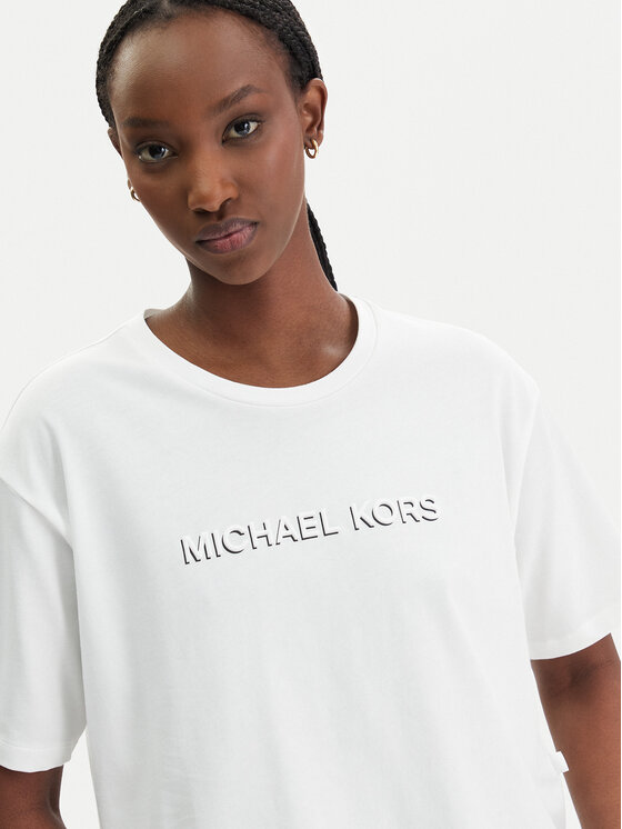 MICHAEL Michael Kors MICHAEL Michael Kors T-Shirt MR651Z797J Λευκό Regular Fit