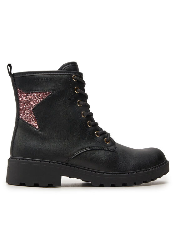 Geox Geox Μπότες Jr Casey J9420G 0BCEW C9B8W S Μαύρο
