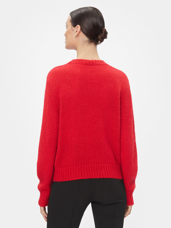 Kontatto Kontatto Sweater 3M1234 Piros Regular Fit