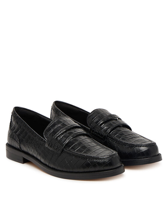 Clarks Clarks Półbuty Straven2 Penny 26320277 Czarny