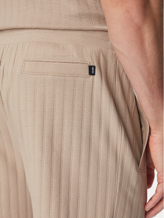 JOOP! JOOP! Szorty materiałowe Juanito 30104273 Beżowy Regular Fit