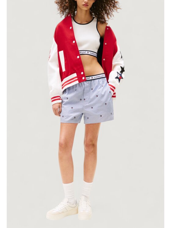 Tommy Jeans Tommy Jeans T-shirt TOMMY GIRL KNITTED T Bianco Girl Fit