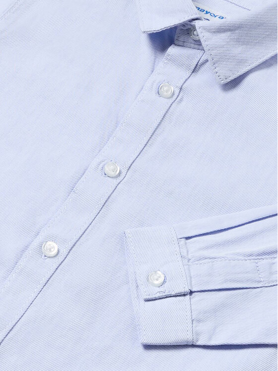 Mayoral Mayoral Camicia 124 Celeste Regular Fit