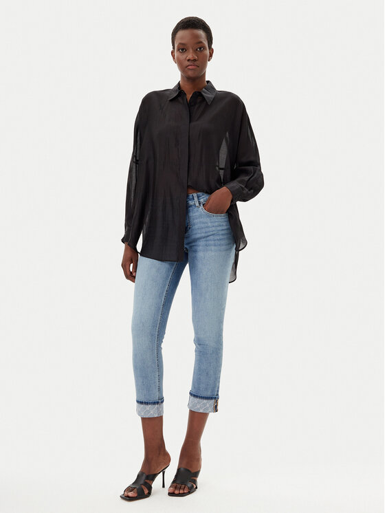Liu Jo Liu Jo Traperice UA5006 D4615 Svijetloplava Skinny Fit