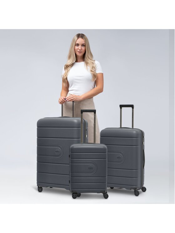 Redolz Redolz Komplet walizek 276406 Szary