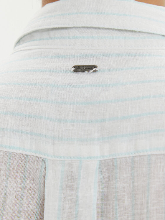 Pepe Jeans Pepe Jeans Košile Polly PL304804 Modrá Relaxed Fit