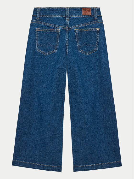Pepe Jeans Pepe Jeans Traperice Wide Leg Jeans Mw Jr PG201680 Plava Relaxed Fit
