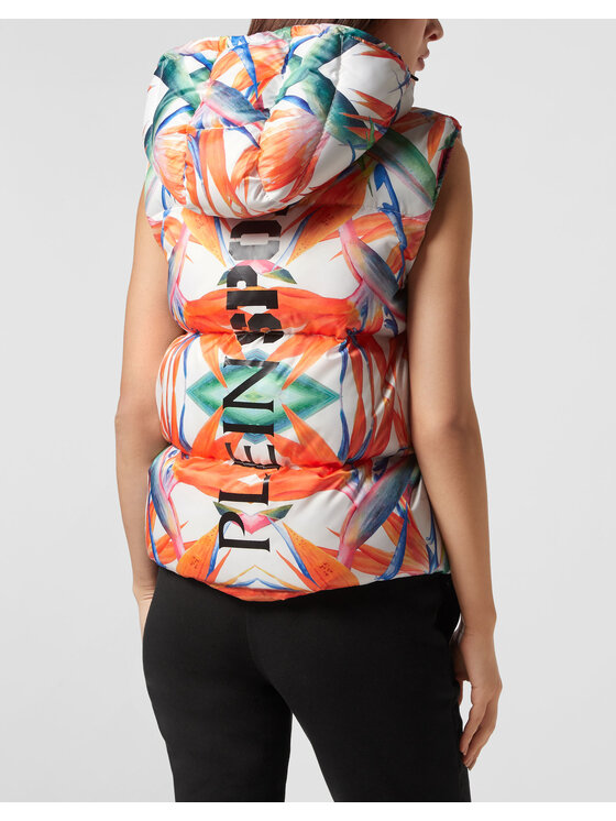 Plein Sport Plein Sport Športová vesta 263 Biela Regular Fit