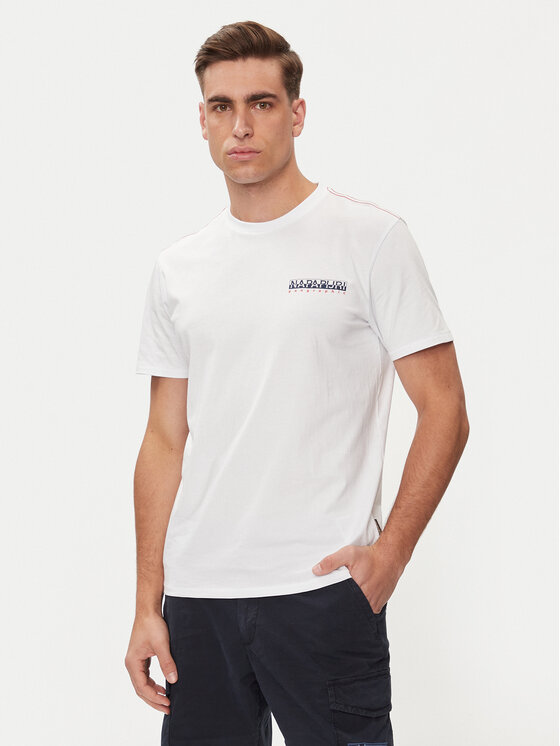 Napapijri Napapijri Póló S-Gras NP0A4HQN Fehér Regular Fit