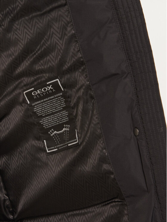 Geox Geox Kurtka puchowa Pheby W4625R T3155 F9000 Czarny Regular Fit