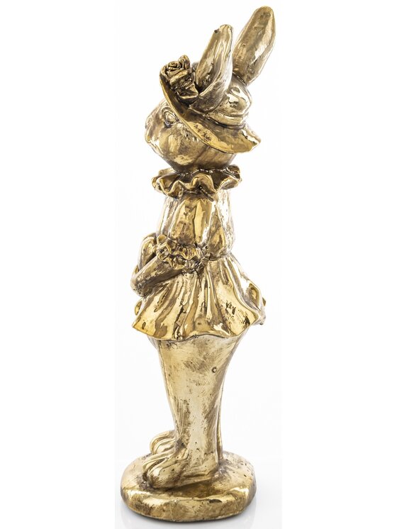 MIAhome MIAhome Figurka króliczka MALJUNA-3 złota Złoty