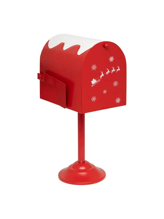 MIAhome MIAhome Skrzynka na listy świąteczna, Noël 32x16,5x12,5 cm Czerwony