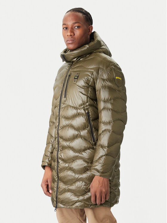 Blauer Blauer Vatovaná bunda Impermeabile 25WBLUK03068 Zelená Regular Fit