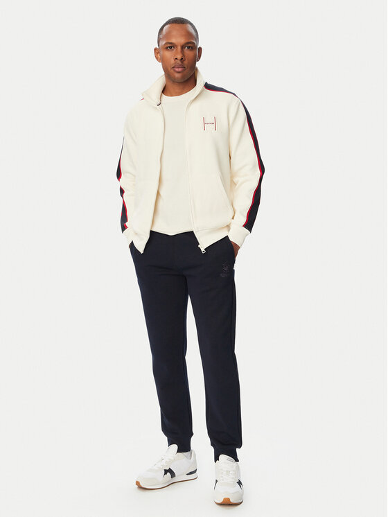 Tommy Hilfiger Tommy Hilfiger Hanorac Pique H Badge MW0MW44957 Crem Regular Fit