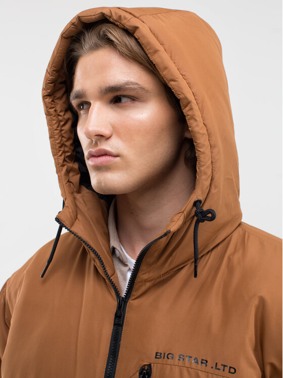 BIG STAR BIG STAR Kurtka zimowa GURKAN Brązowy Basic Fit
