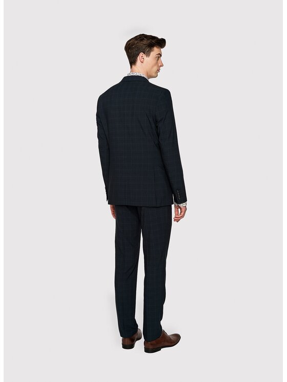 Pako Lorente Pako Lorente Garnitur P23SF-4G-003 Granatowy Slim Fit