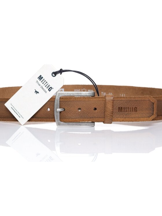 Mustang Mustang Cintura da uomo BELT Marrone