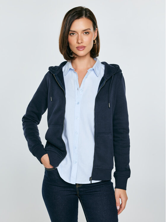 BIG STAR BIG STAR Bluza LAURISANA Granatowy Slim Fit