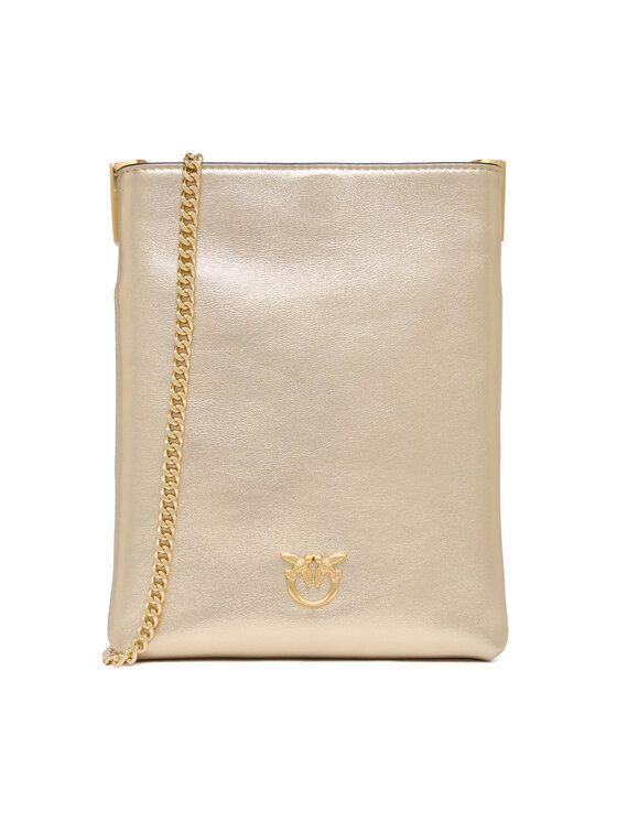 PINKO PINKO Geantă Flat Satchel AI 25-26 PCPL 105352 A2O9 Auriu