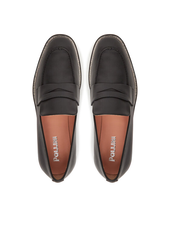 Pollini Pollini Loaferke SA10312C1MTCS000 Črna