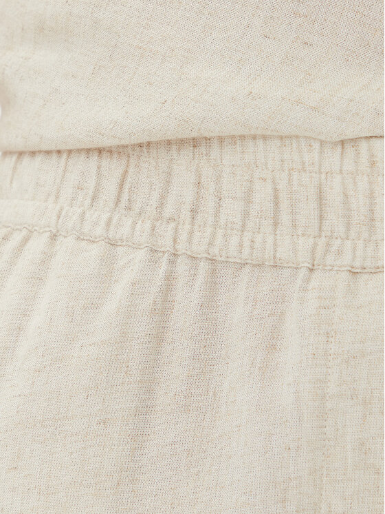 Vero Moda Vero Moda Šortky z materiálu Thea 10333804 Béžová Loose Fit