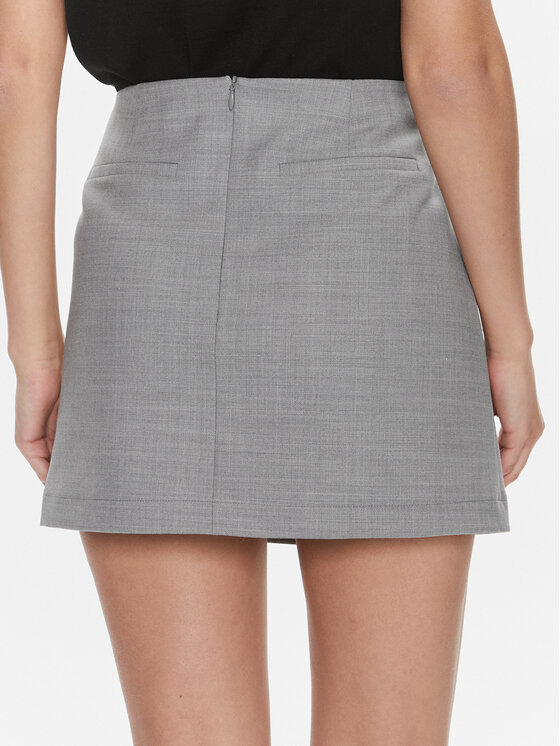 Herskind Herskind Spódnica mini Debby 5003879 Szary Regular Fit