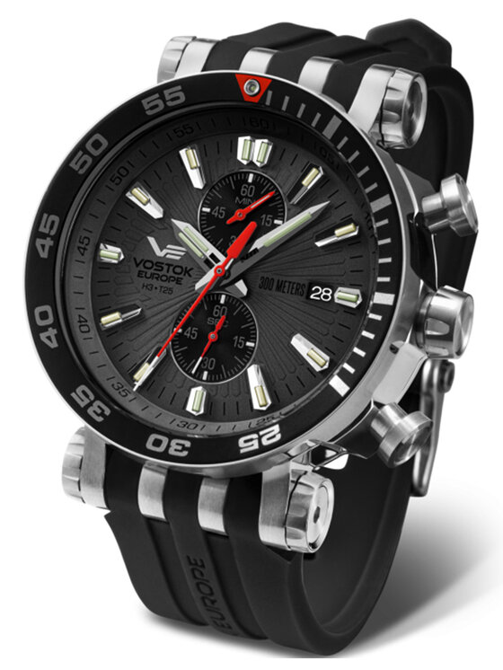 Vostok Europe Vostok Europe Zegarek VK61-575A588 Czarny