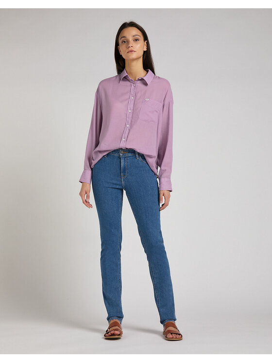 Lee Lee Jeansy ELLY Niebieski Slim Fit