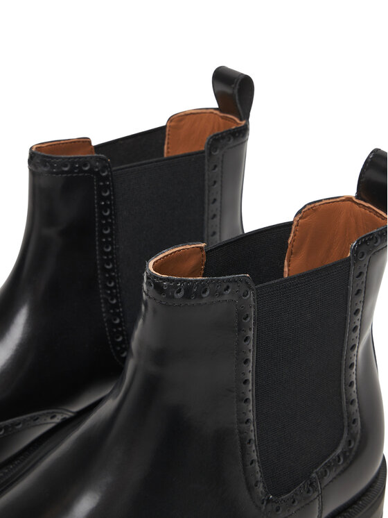 Tommy Hilfiger Tommy Hilfiger Bokacsizma Hilfiger Vogue FM0FM05765 Fekete