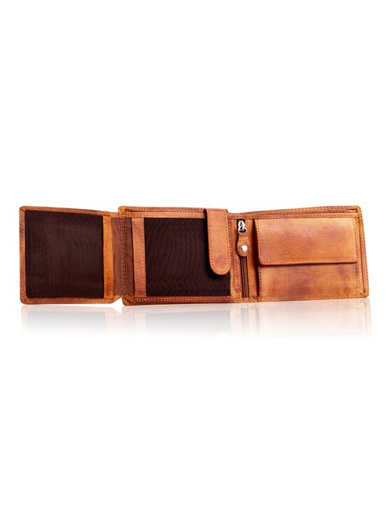Mustang Mustang Portfel DENIMO WALLET Brązowy