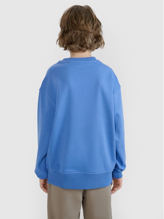 4F 4F Felpa 4FJWSS25TSWSM1713-34S Blu Oversize