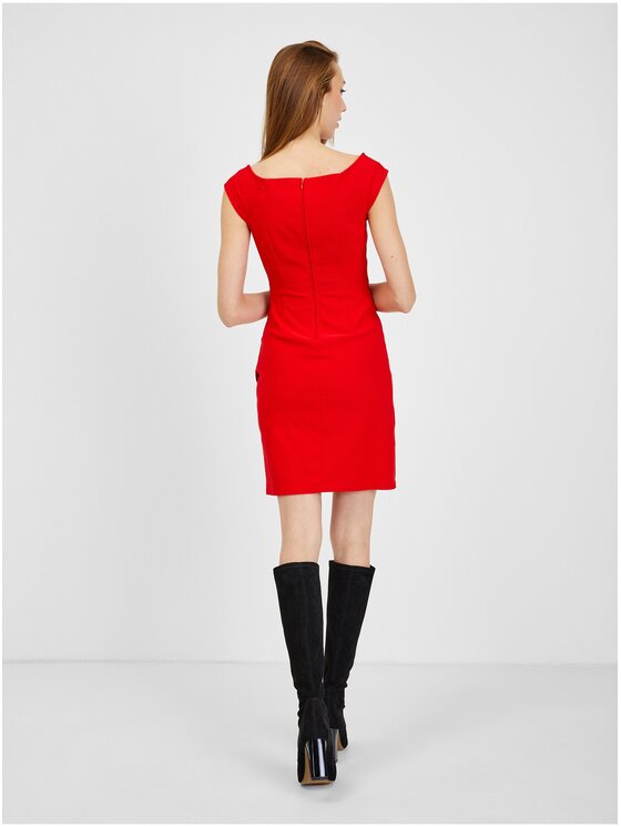 Orsay Orsay Sukienka 410246-330000__38 Czerwony Regular Fit