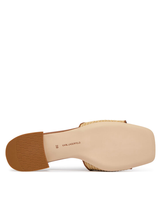 KARL LAGERFELD KARL LAGERFELD Klapki Petalo II KL80700A Beżowy