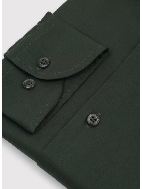 Pako Lorente Pako Lorente Koszula P26WF-1X-027 Zielony ciemny Slim Fit